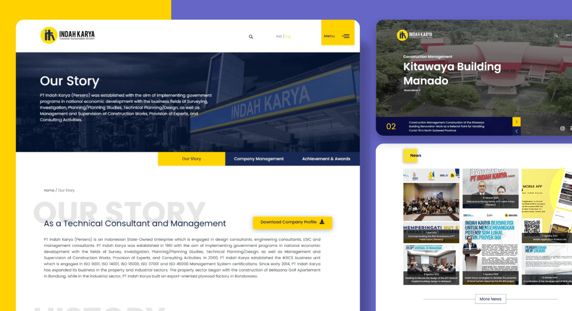 Web Profile Indah Karya
